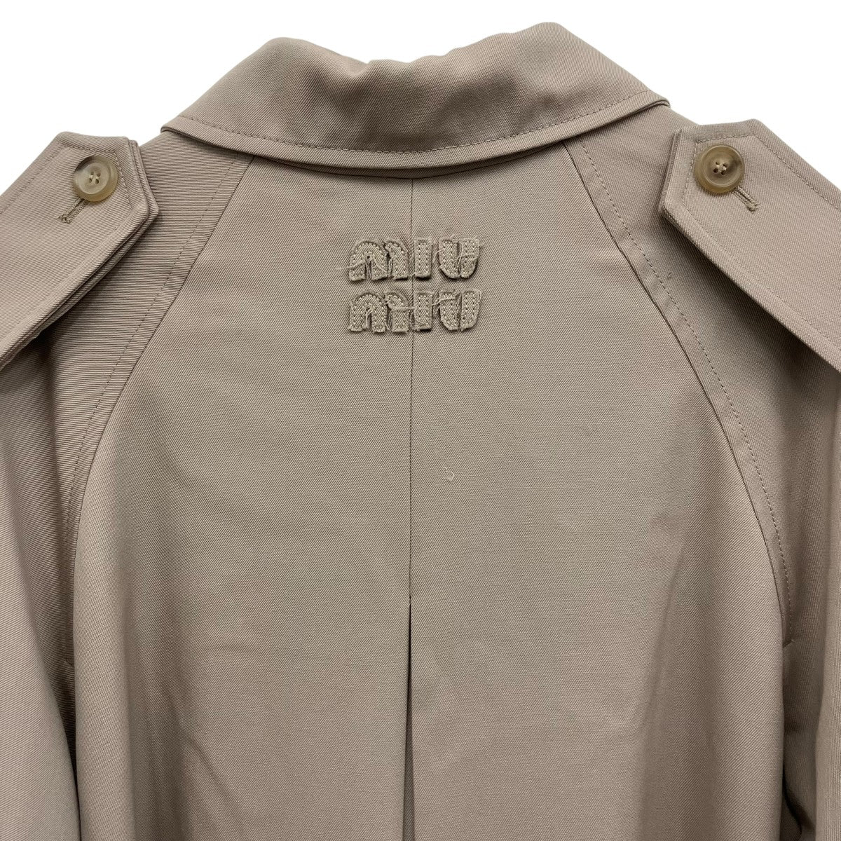 MIU MIU トレンチコート 古着・中古-4枚目のアイテム画像
