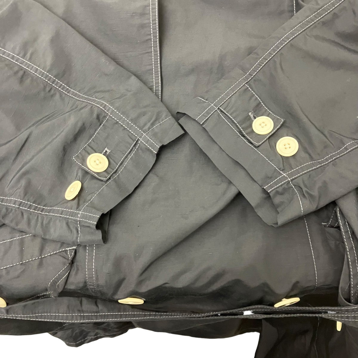LEMAIRE HOODED DB PARKA フーデッドダブルブレストコート 古着・中古-4枚目のアイテム画像