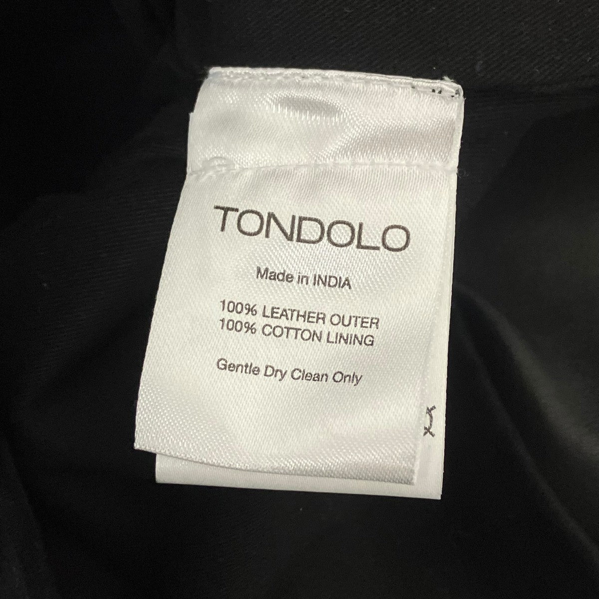 TONDOLO レザージャケット 古着・中古-7枚目のアイテム画像