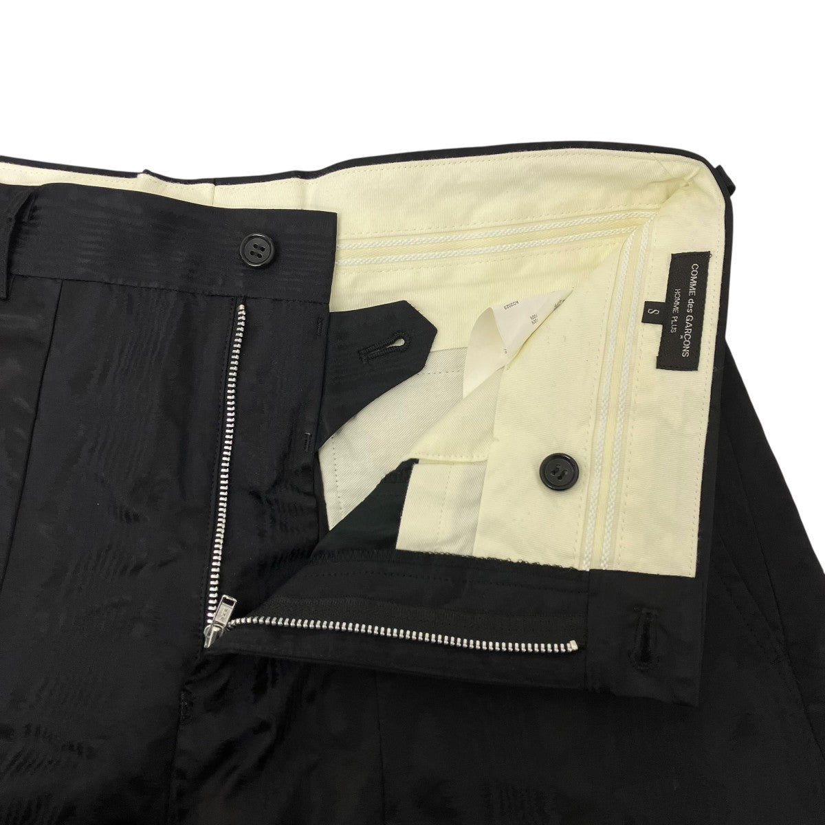 COMME des GARCONS HOMME PLUS レイヤードプリーツショートパンツ 古着・中古-4枚目のアイテム画像