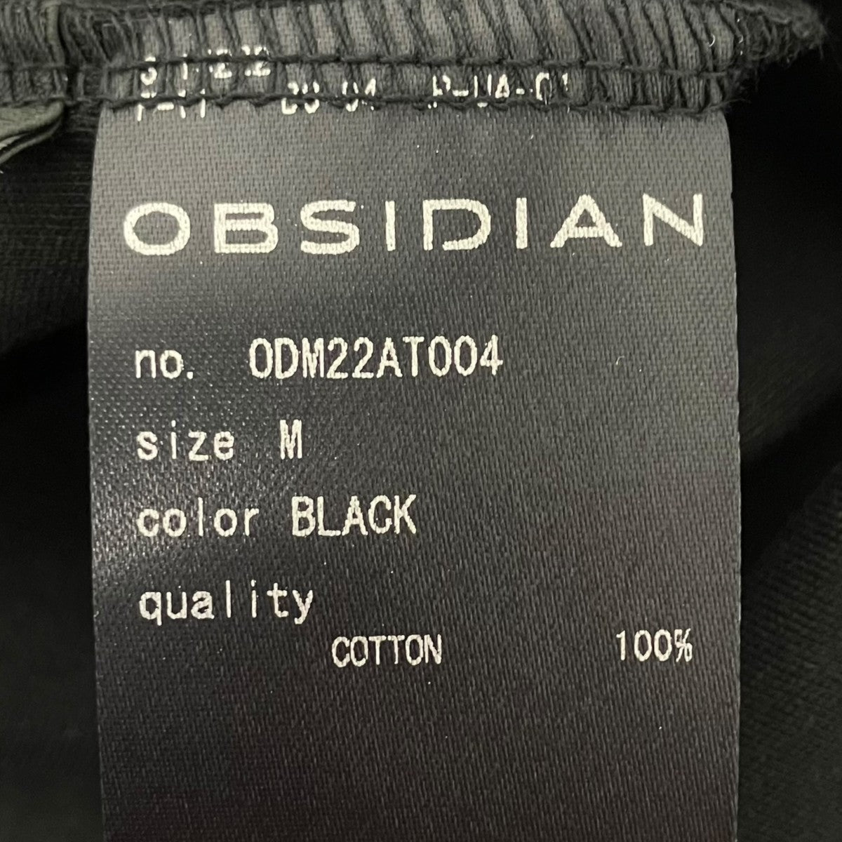 obsidian SLIM MOCKNECK 100 2SUPIMA SMOOTH Ｔシャツ 古着・中古-5枚目のアイテム画像