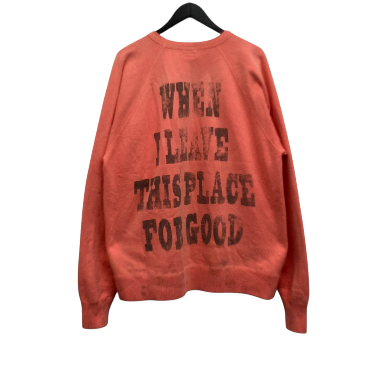 SAINT MICHAEL(セントマイケル) Raglan Sweat Shirt ラグランプリント