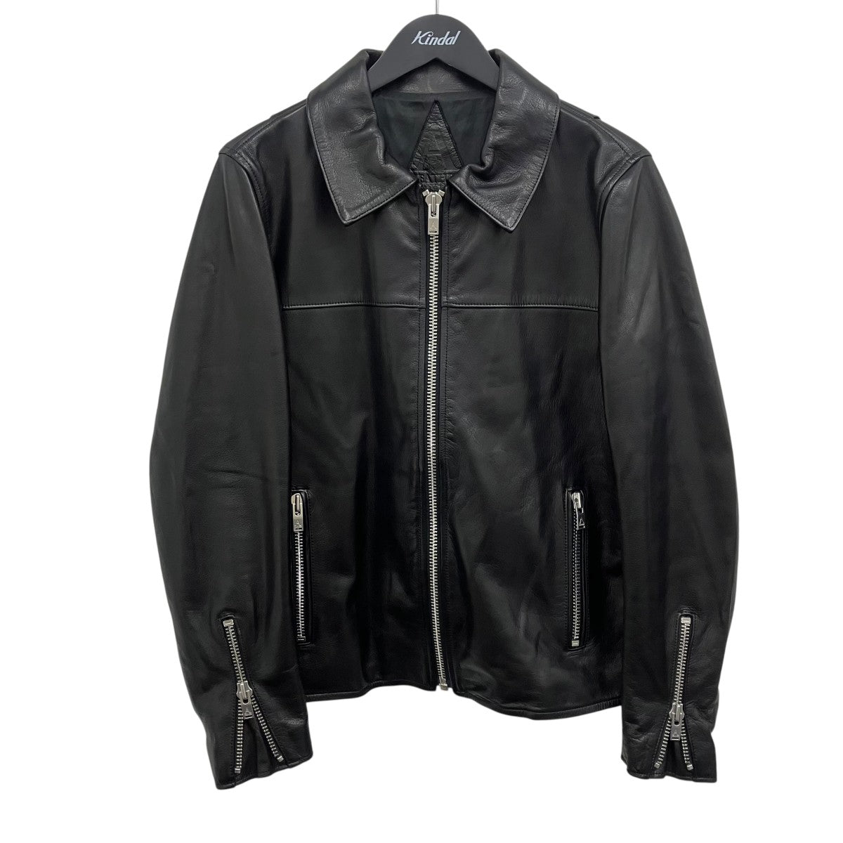 A LEATHER ジップレザージャケット 古着・中古-1枚目のアイテム画像