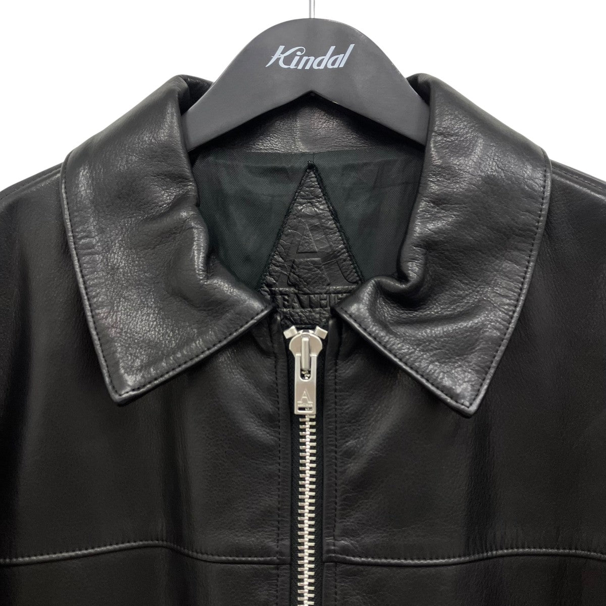 A LEATHER ジップレザージャケット 古着・中古-3枚目のアイテム画像
