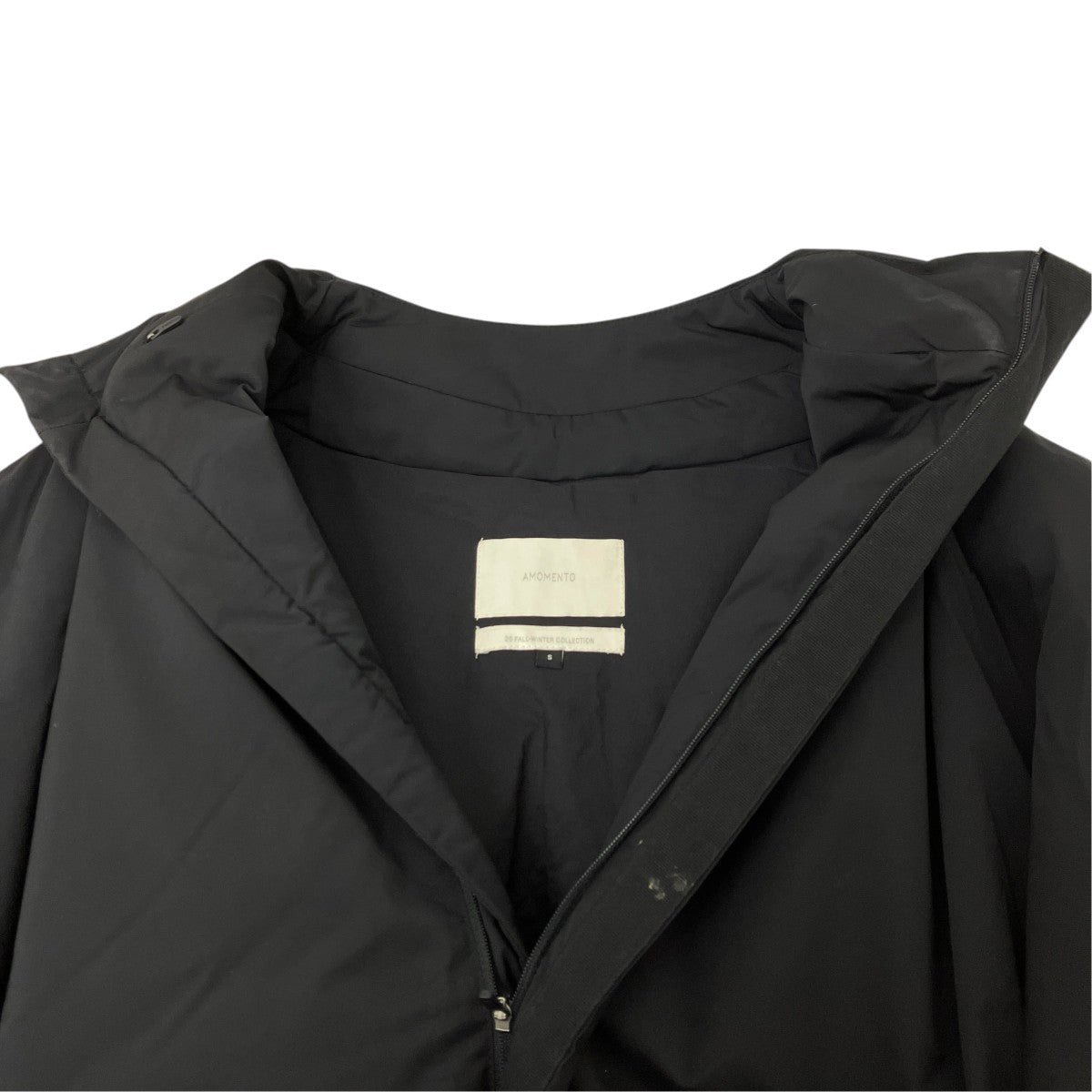 AMOMENTO TAFFETA PADDED RAGLAN SHORT JUMPER 中綿ジャケット 古着・中古-4枚目のアイテム画像