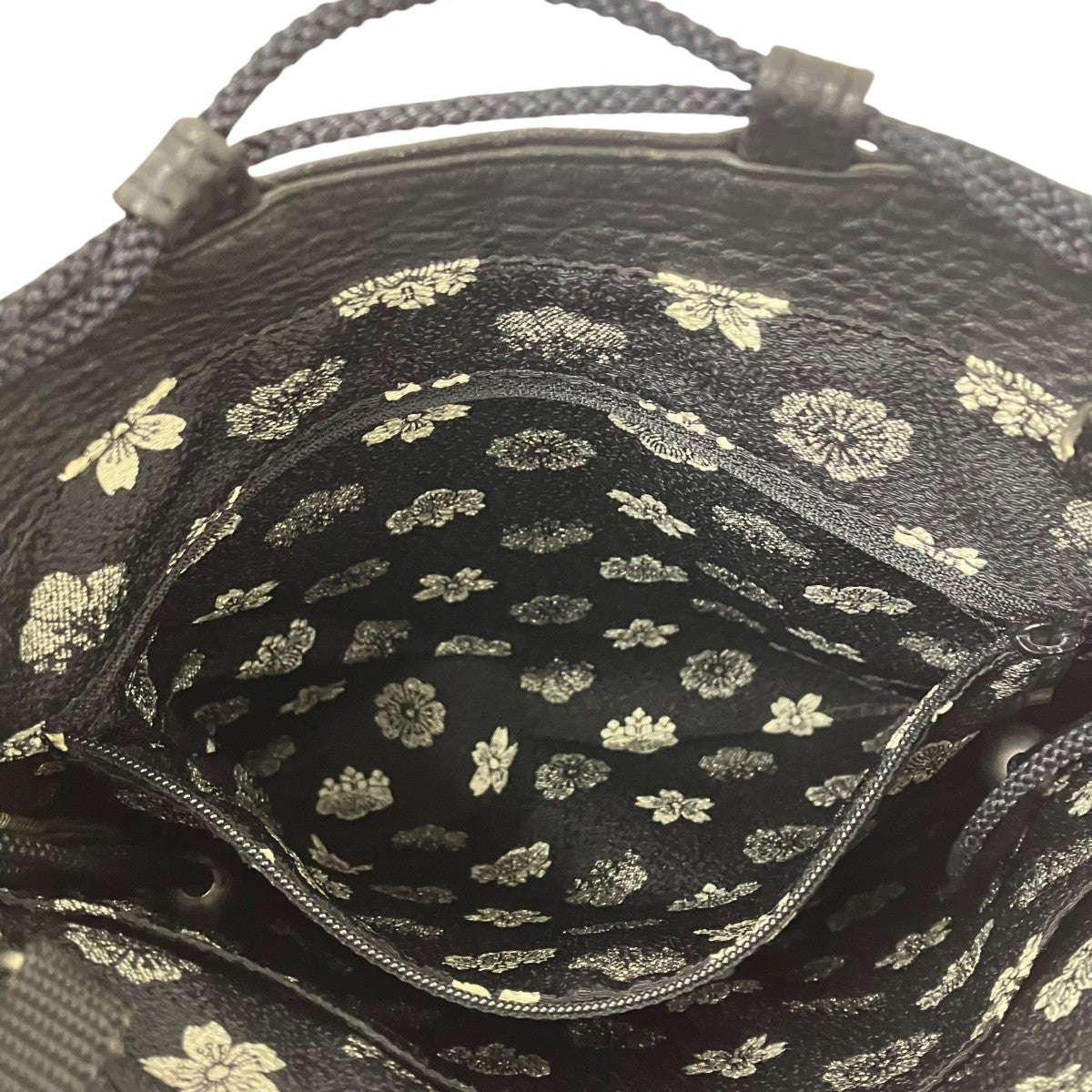 yorozu レザー巾着バッグ 古着・中古-9枚目のアイテム画像