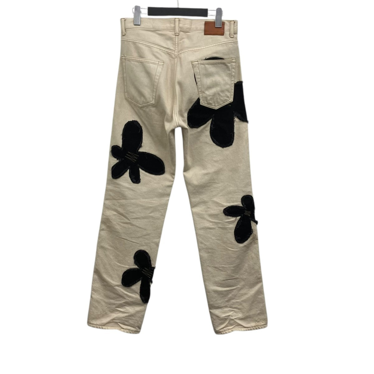 KHOKI Flower pattern denim pants フラワーパターントラウザー 古着・中古-2枚目のアイテム画像