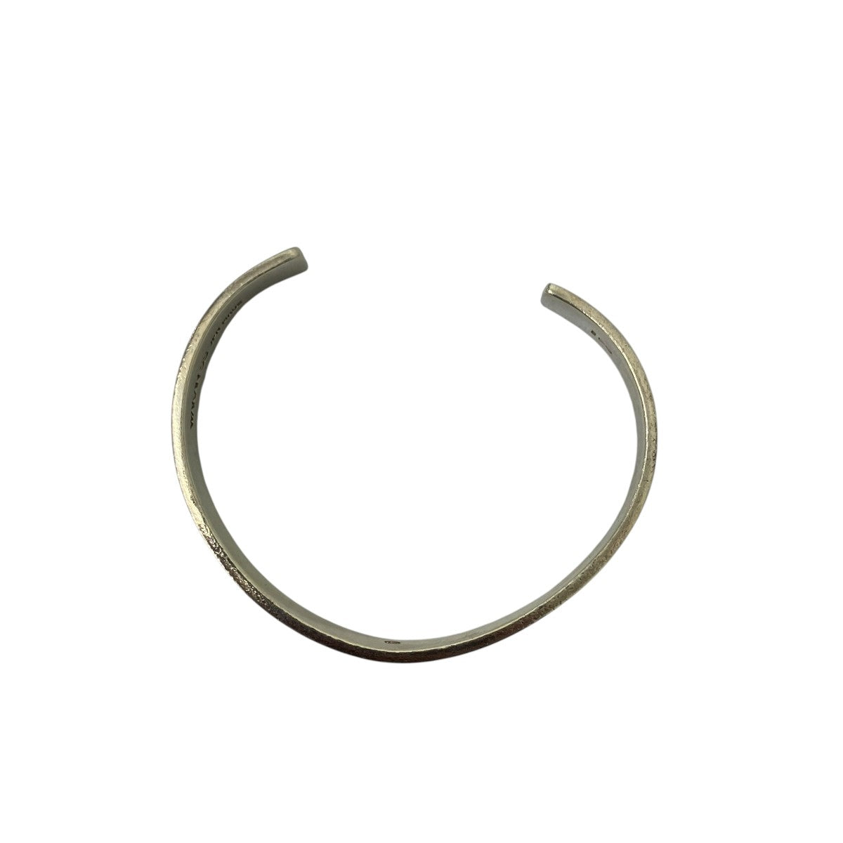 WAKAN SILVER SMITH MATT BANGLEシルバーバングル 古着・中古-6枚目のアイテム画像