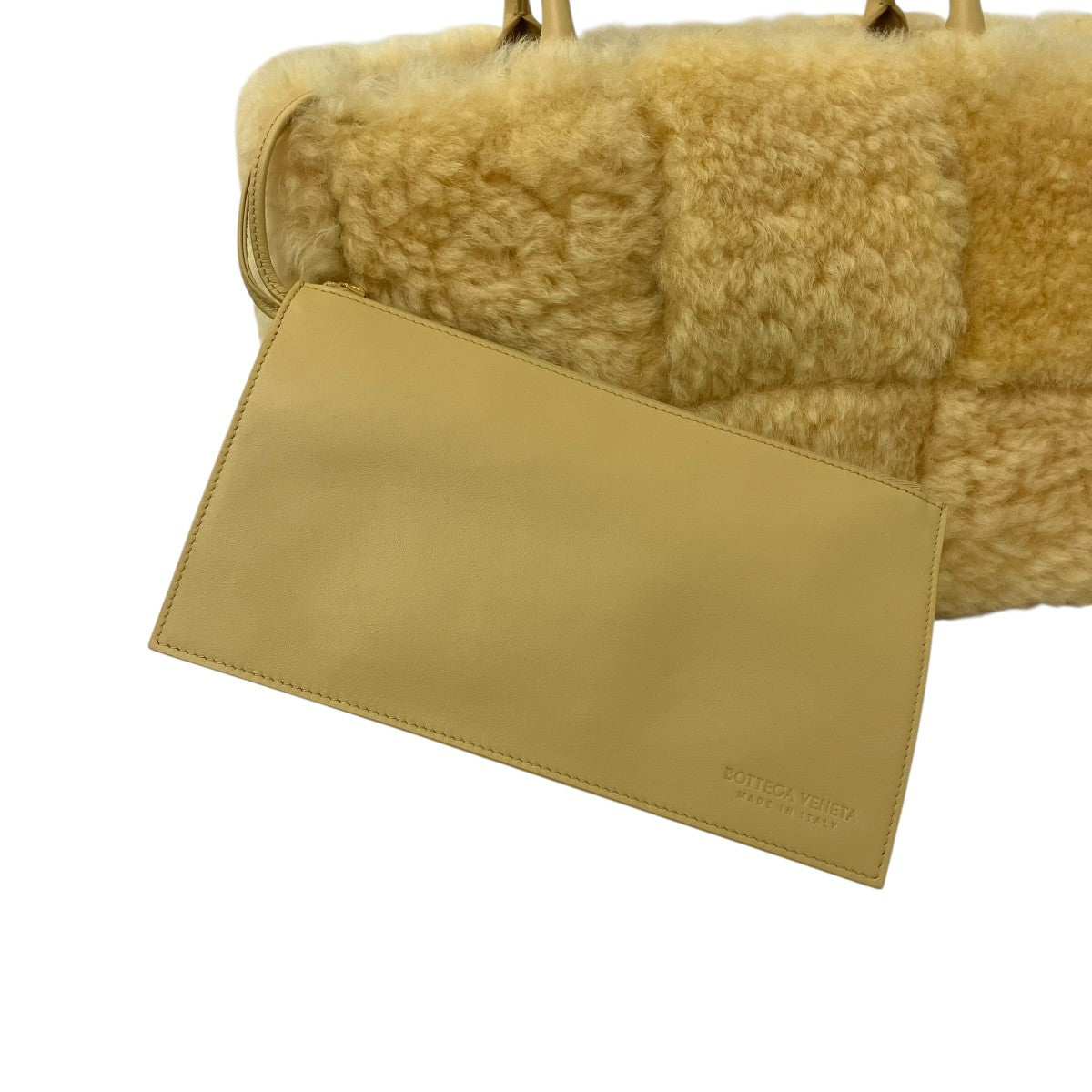 BOTTEGA VENETA ムートン アルコトートバッグ 古着・中古-6枚目のアイテム画像