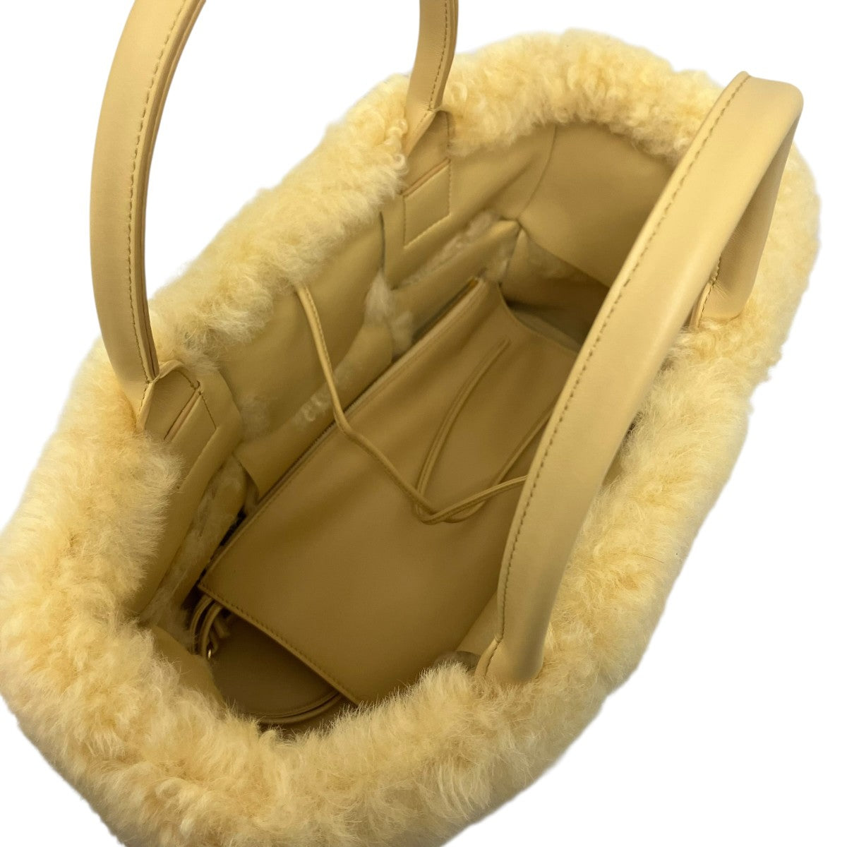 BOTTEGA VENETA ムートン アルコトートバッグ 古着・中古-8枚目のアイテム画像