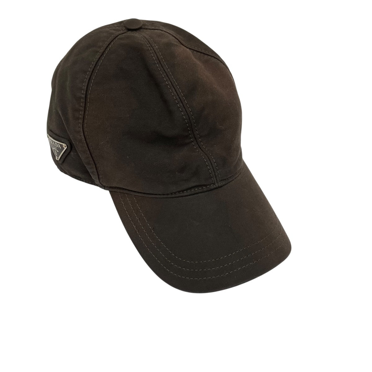 トライアングル ロゴ コットン ベースボールキャップ