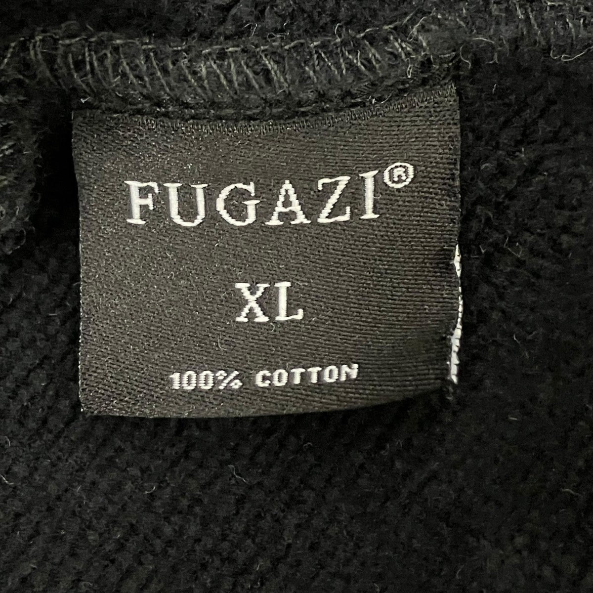 FUGAZI バックプリントジップパーカー 古着・中古-6枚目のアイテム画像