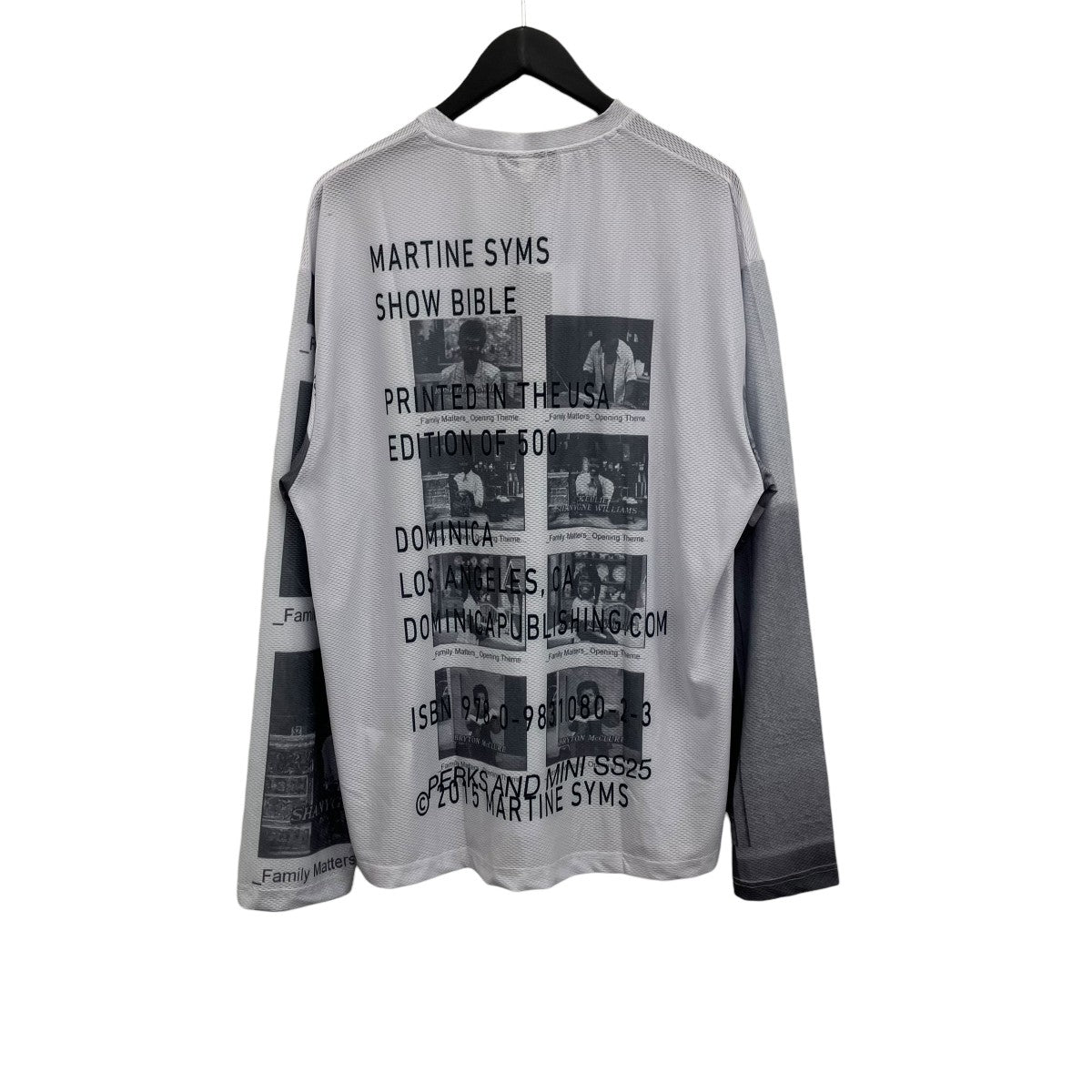PAM FILM STILLS MTB LS TOP フィルムデザインメッシュカットソー 古着・中古-2枚目のアイテム画像