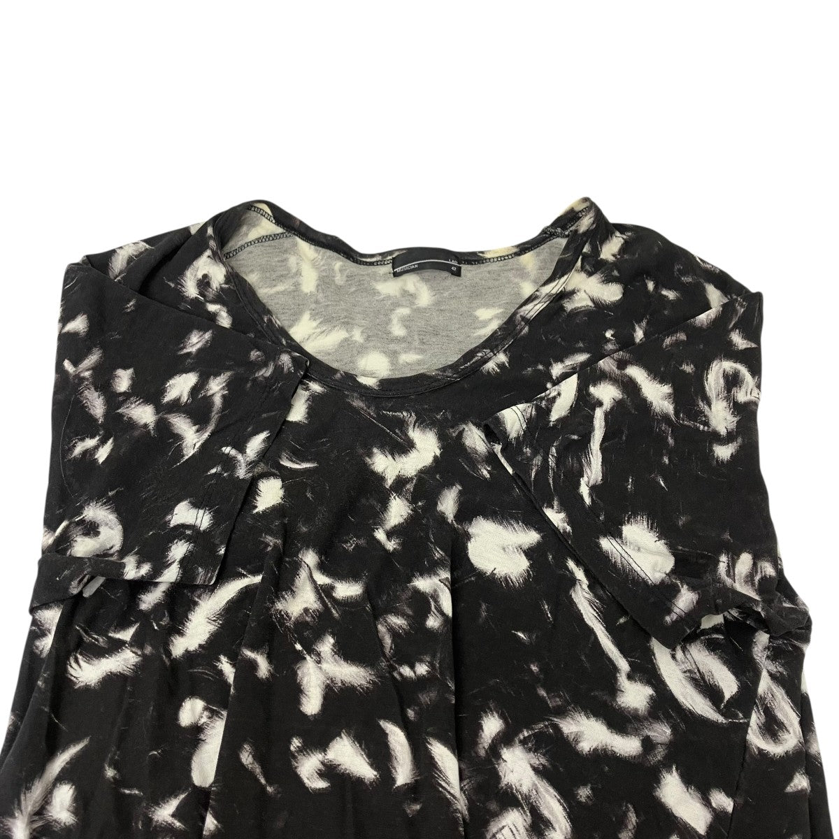 LAD MUSICIAN UネックフェザーTシャツ 古着・中古-4枚目のアイテム画像