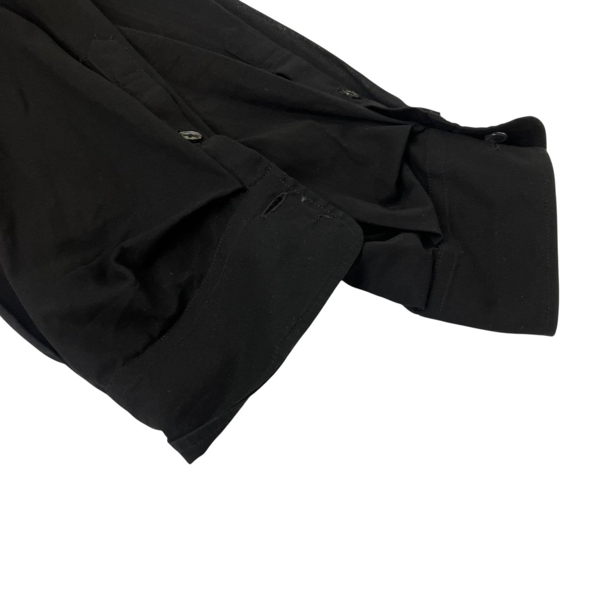 ANN DEMEULEMEESTER ドローコードロングシャツ 古着・中古-5枚目のアイテム画像