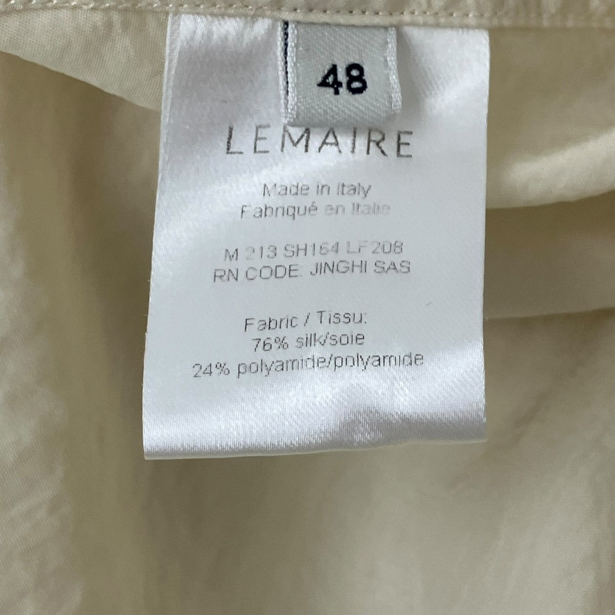 LEMAIRE ラップオーバーシャツ 古着・中古-7枚目のアイテム画像