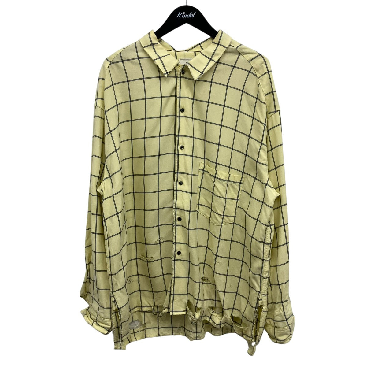ANCELLM チェックシャツ 古着・中古-1枚目のアイテム画像