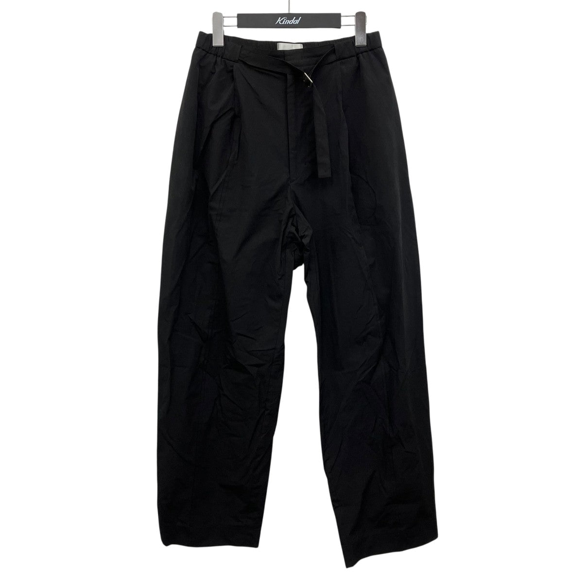 AMOMENTO ベルテッドナイロンパンツ 古着・中古-1枚目のアイテム画像