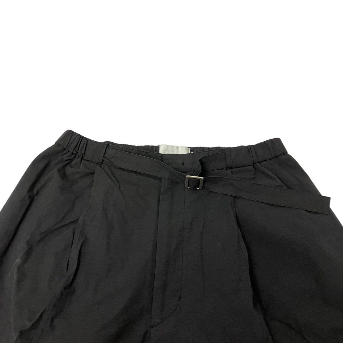 AMOMENTO ベルテッドナイロンパンツ 古着・中古-3枚目のアイテム画像