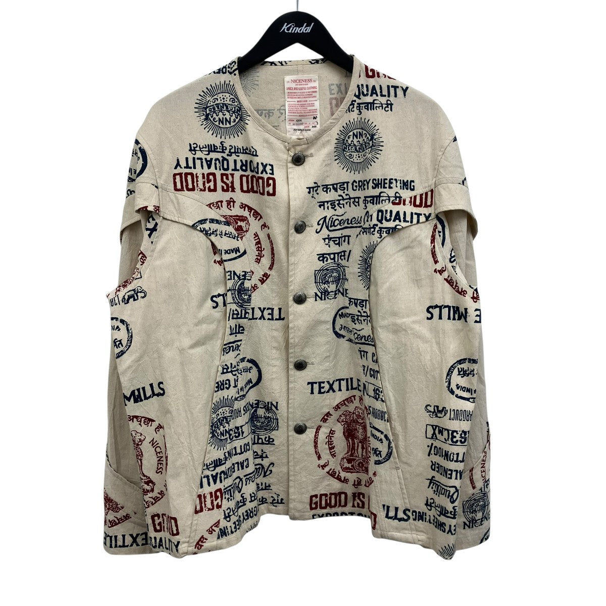 NICENESS プリントシャツ 古着・中古-1枚目のアイテム画像
