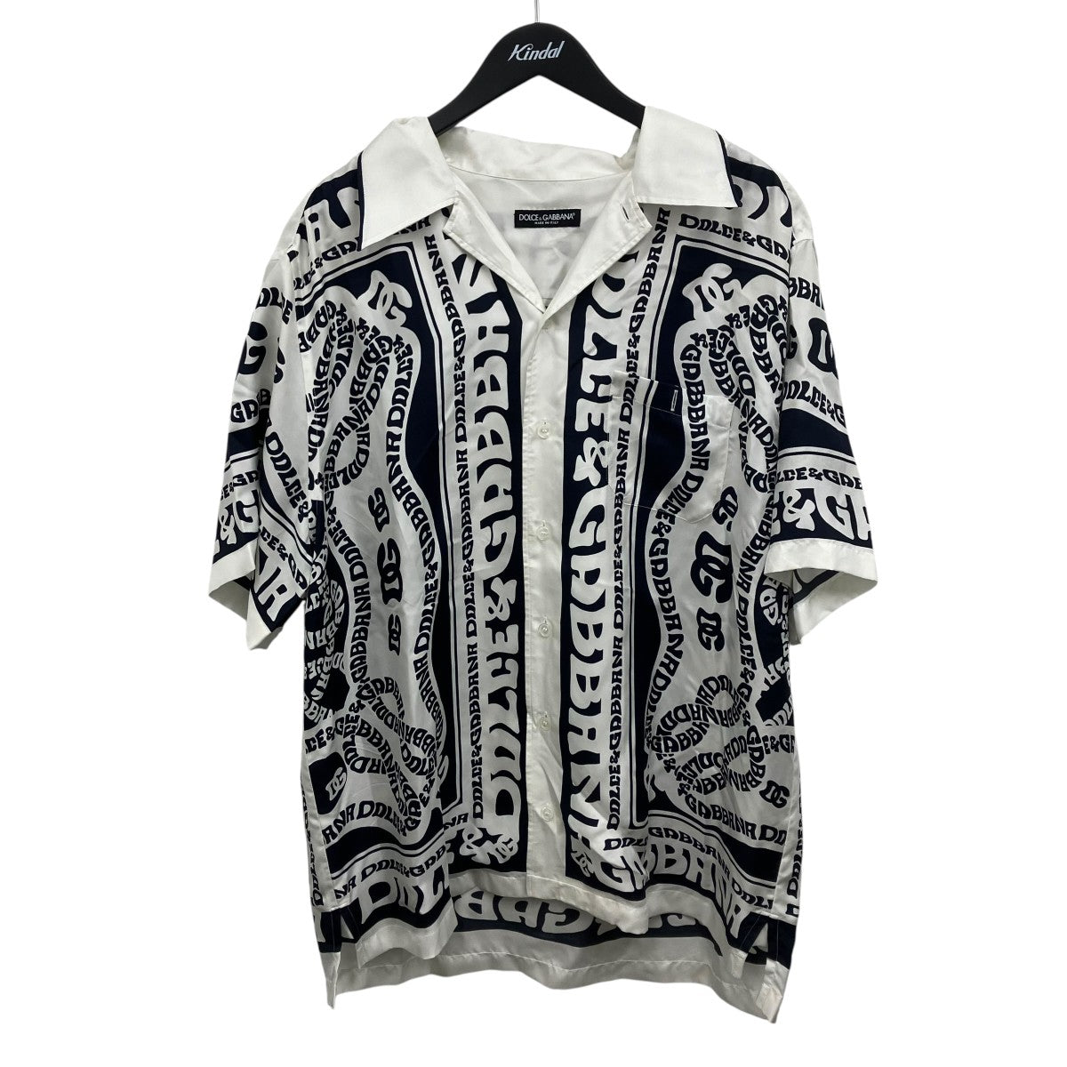 DOLCE ＆ GABBANA シルク総柄シャツ 古着・中古-1枚目のアイテム画像