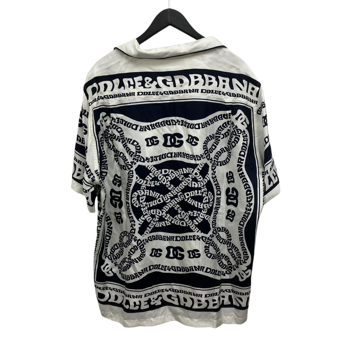 DOLCE ＆ GABBANA シルク総柄シャツ 古着・中古-2枚目のアイテム画像