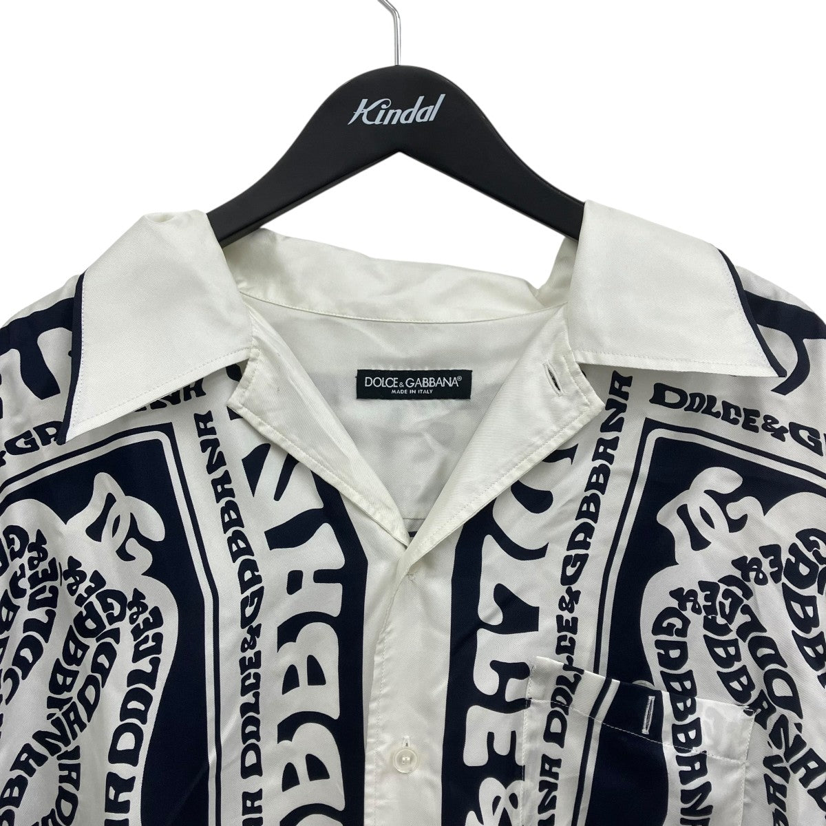 DOLCE ＆ GABBANA シルク総柄シャツ 古着・中古-3枚目のアイテム画像