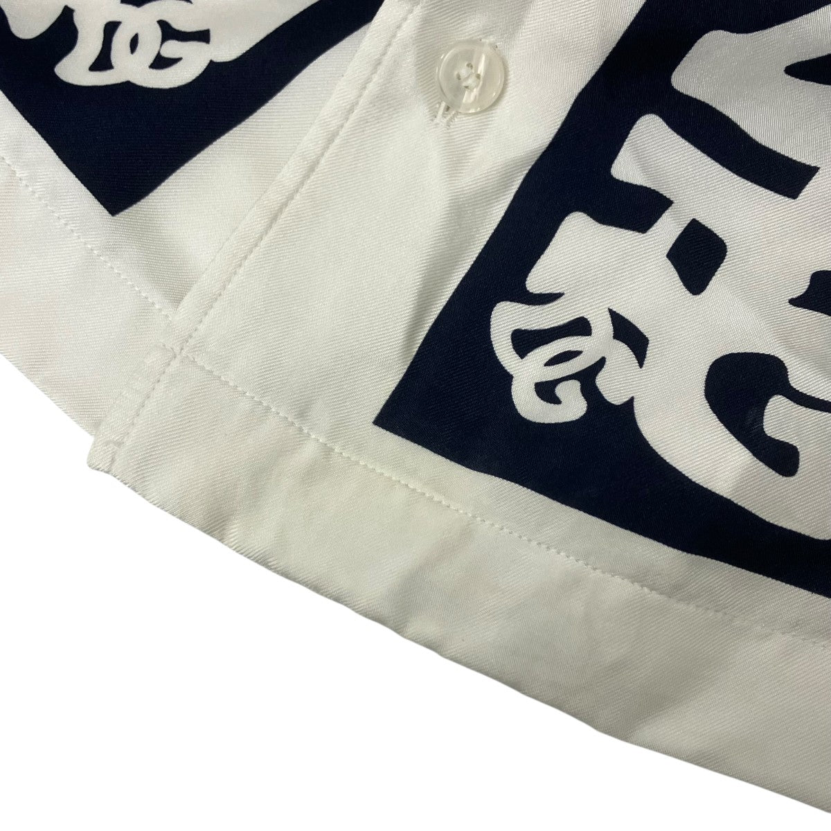 DOLCE ＆ GABBANA シルク総柄シャツ 古着・中古-6枚目のアイテム画像