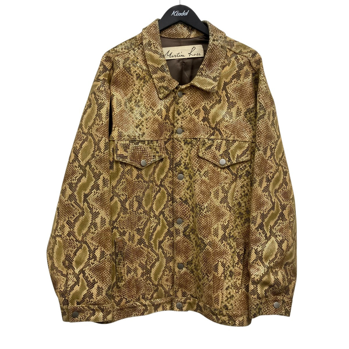 17SSPython Leather Jacketレザージャケット