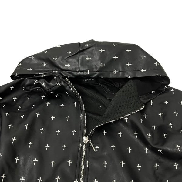 「ALLOVER CROSS ZIP-UP HPPDIE」クロスジップフーディー