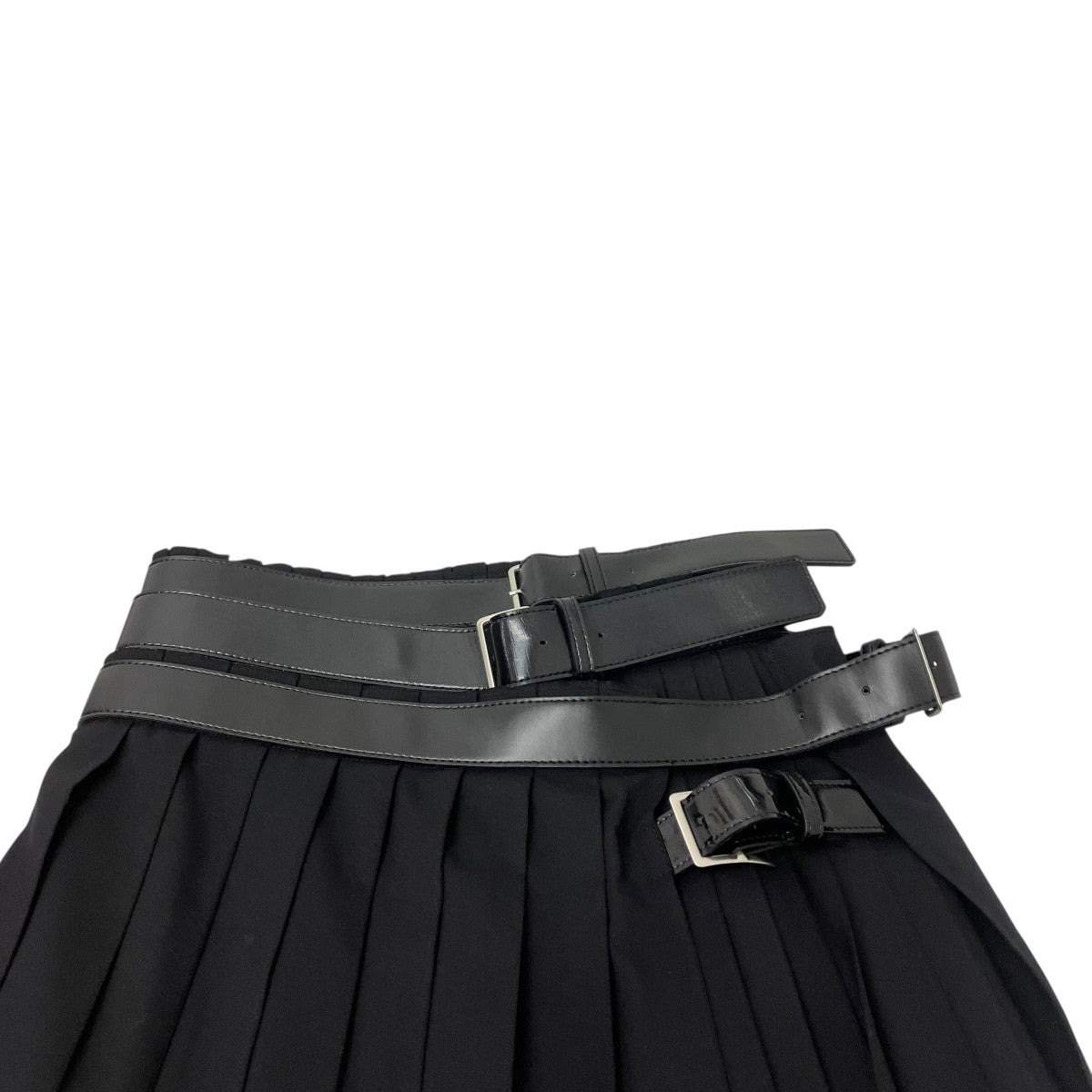JUNYA WATANABE(ジュンヤワタナベ) ベルテッドプリーツスカート JN