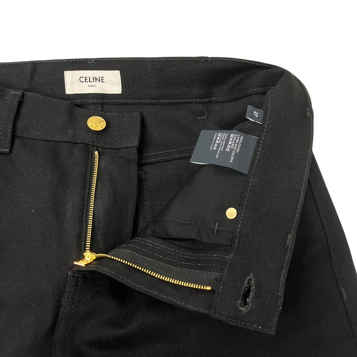 CELINE ローウォッシュフレアジーンズ 古着・中古-4枚目のアイテム画像