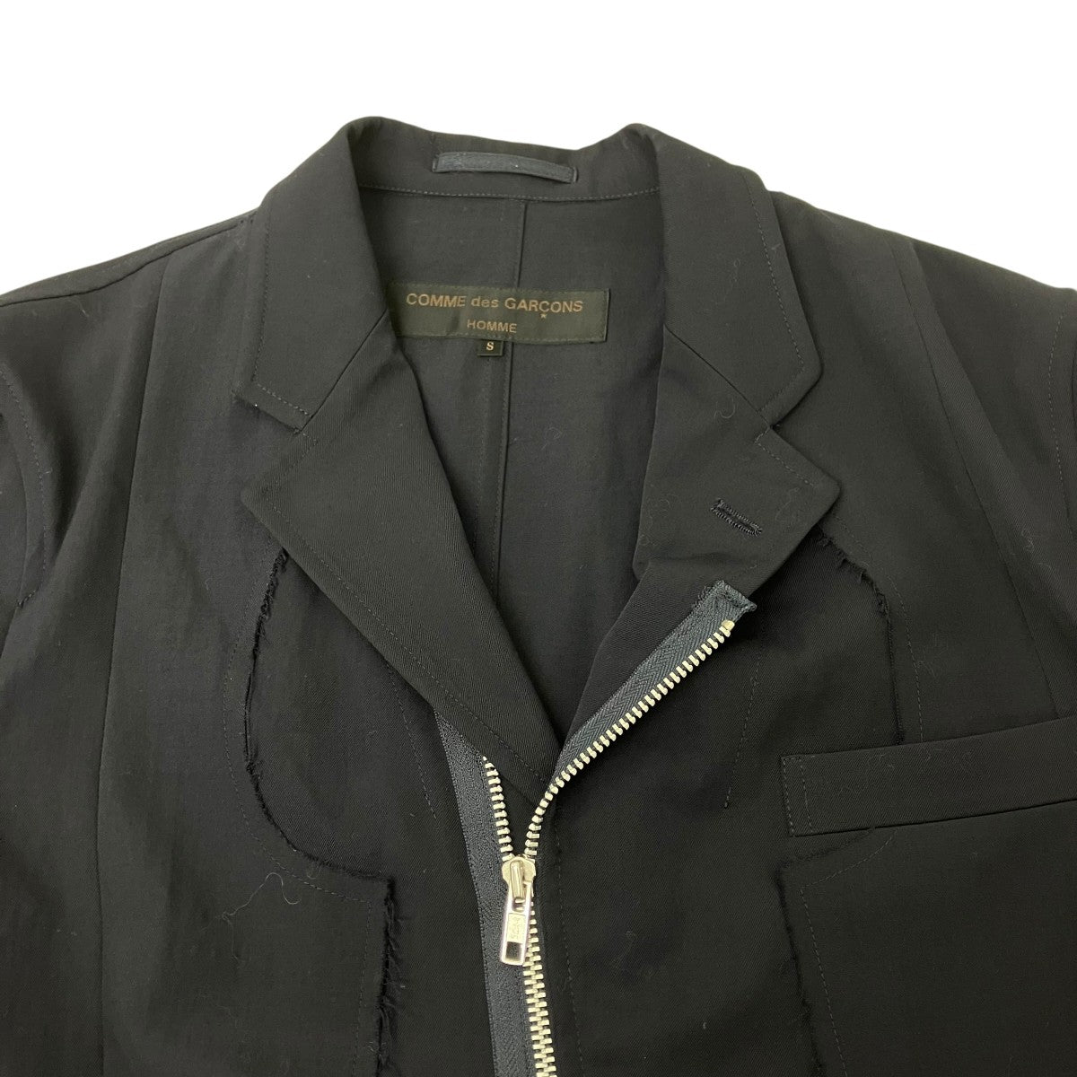 COMME des GARCONS HOMME ウールジャケット 古着・中古-4枚目のアイテム画像