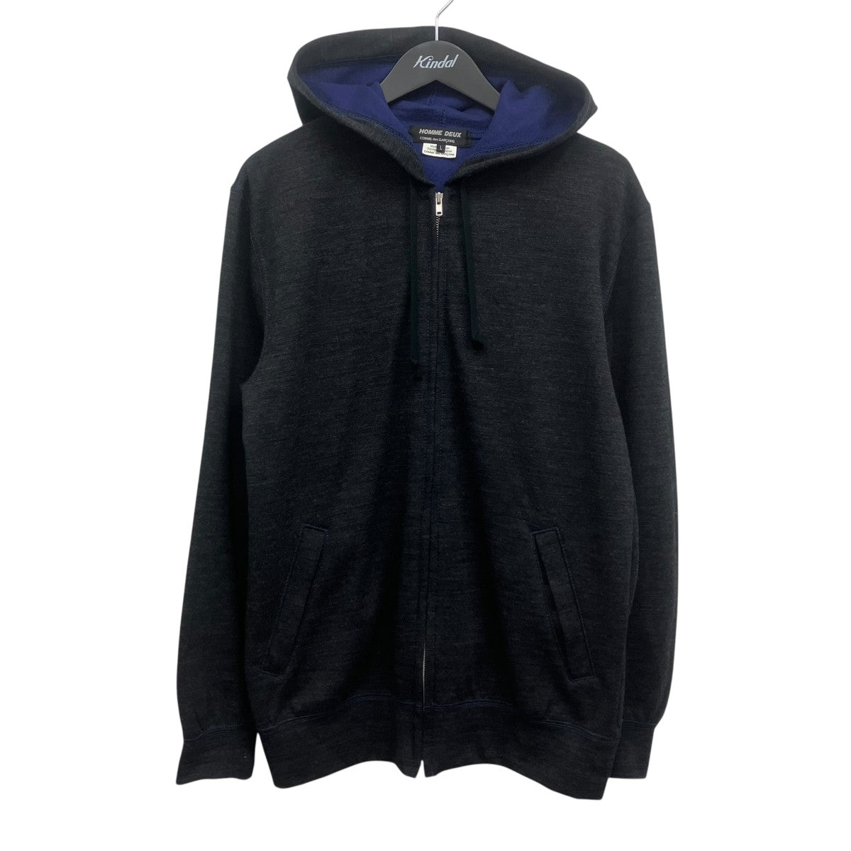 COMME des GARCONS HOMME DEUX ジップパーカー 古着・中古-1枚目のアイテム画像