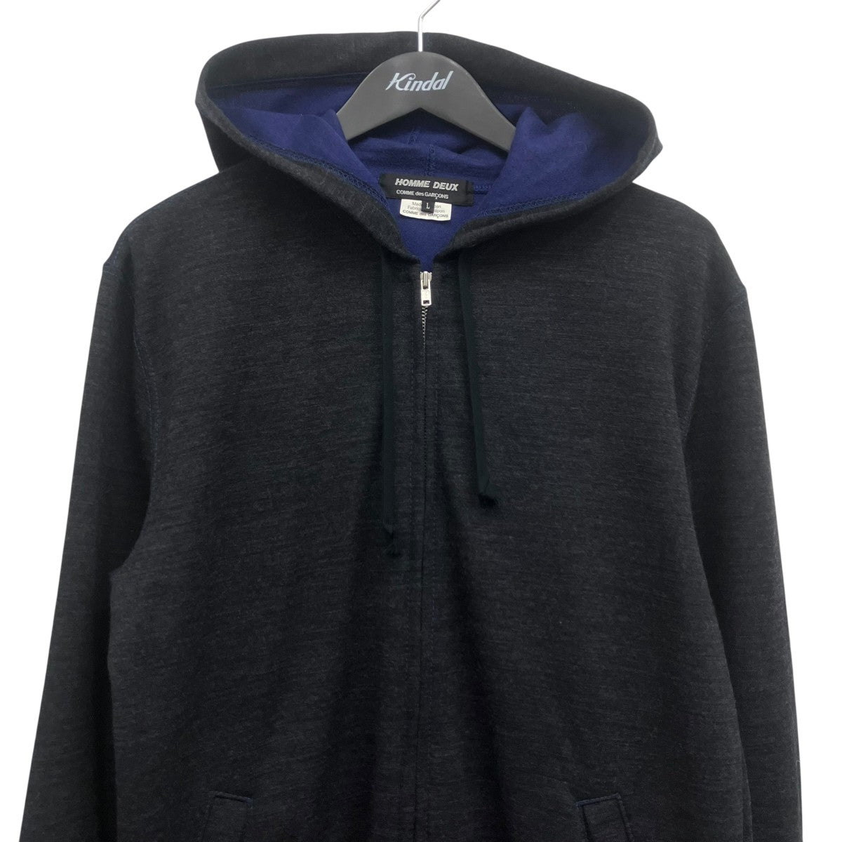 COMME des GARCONS HOMME DEUX ジップパーカー 古着・中古-3枚目のアイテム画像