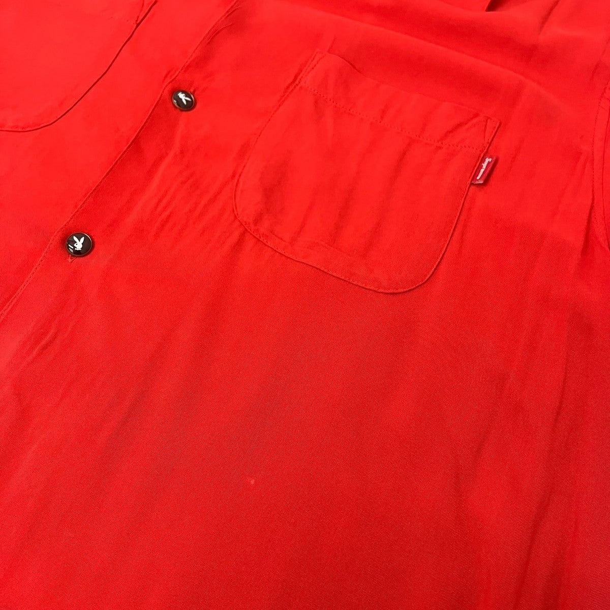 Supreme×PLAY BOY オープンカラーシャツ 古着・中古-4枚目のアイテム画像