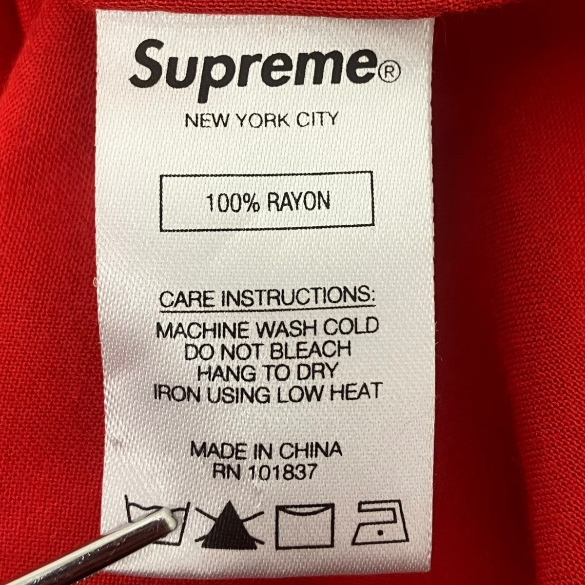Supreme×PLAY BOY オープンカラーシャツ 古着・中古-7枚目のアイテム画像