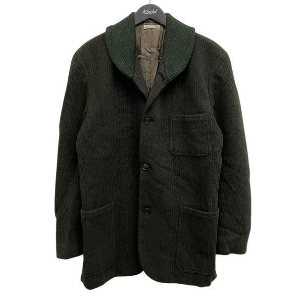 HERMES(エルメス) ショールカラージャケット グリーン サイズ 50