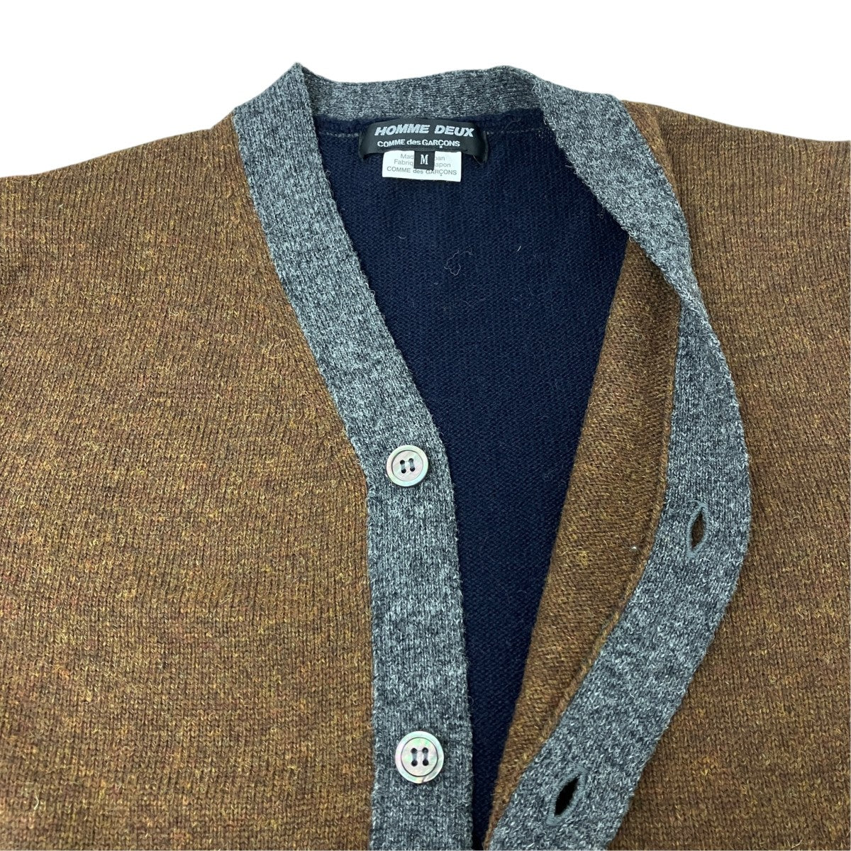 COMME des GARCONS HOMME DEUX ニットカーディガン 古着・中古-4枚目のアイテム画像