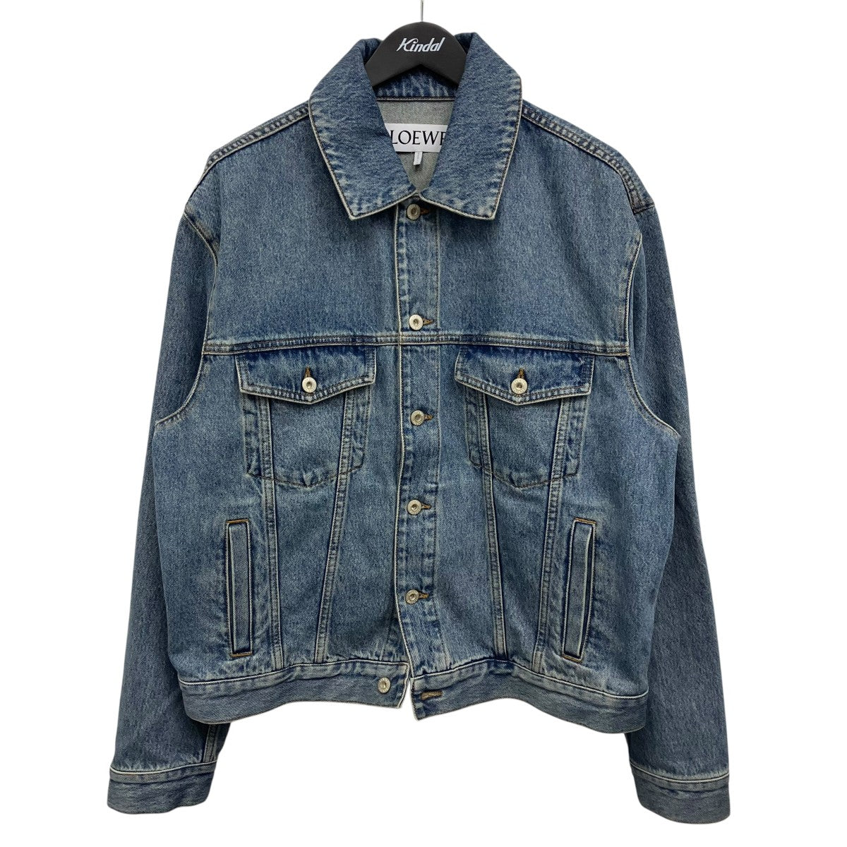 LOEWE アナグラム刺繍デニムジャケット 古着・中古-1枚目のアイテム画像