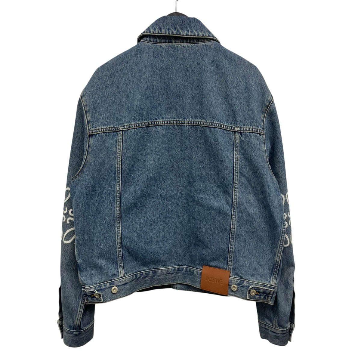 LOEWE アナグラム刺繍デニムジャケット 古着・中古-2枚目のアイテム画像