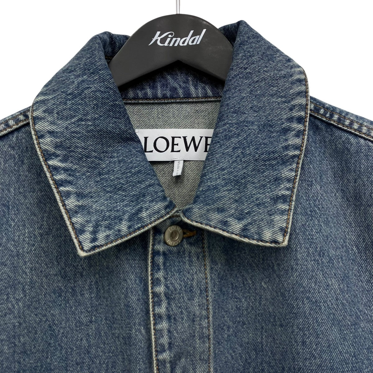 LOEWE アナグラム刺繍デニムジャケット 古着・中古-3枚目のアイテム画像