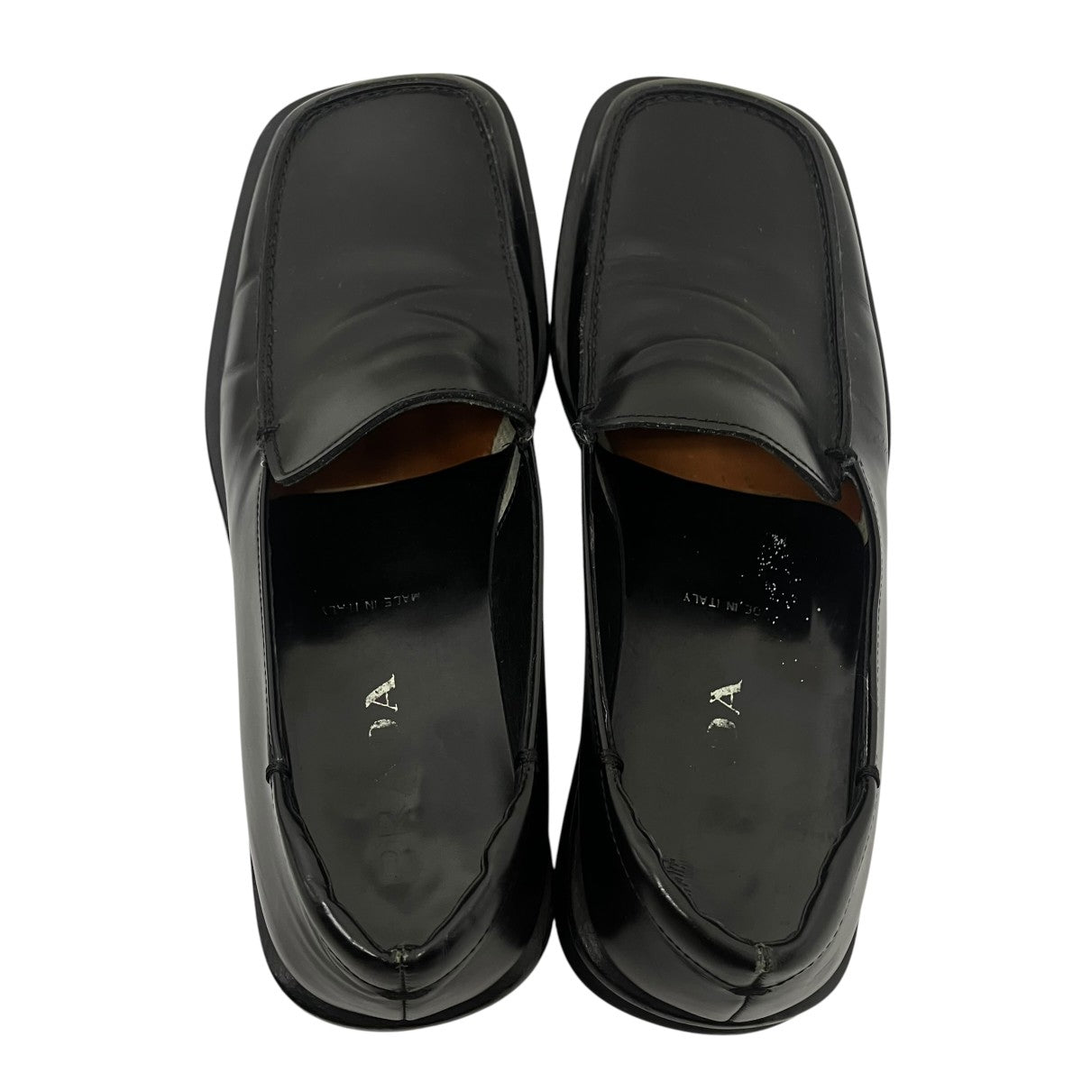 PRADA スクエアトゥローファー 古着・中古-6枚目のアイテム画像