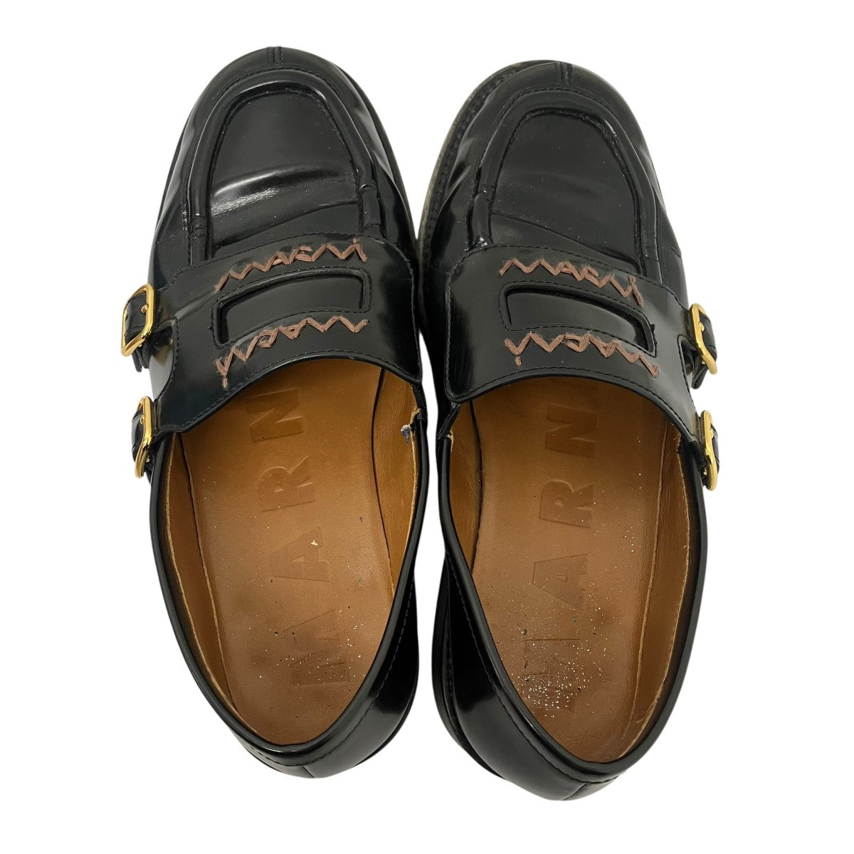 MARNI ダブルバックルローファー 古着・中古-6枚目のアイテム画像