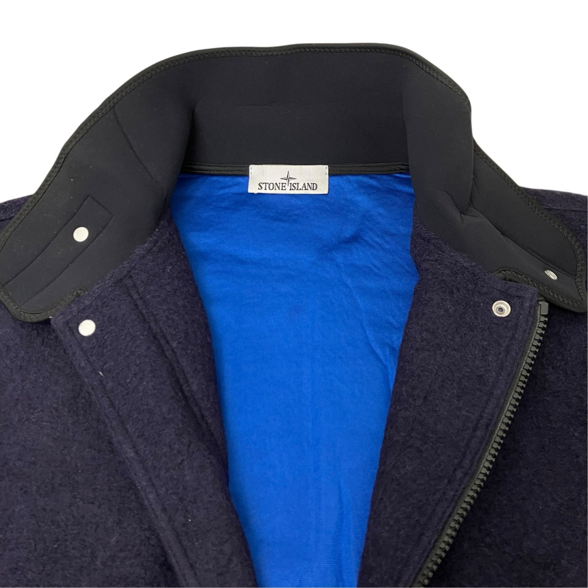 STONE ISLAND マリーナ レギュラーフィット ウールブルゾン 古着・中古-4枚目のアイテム画像
