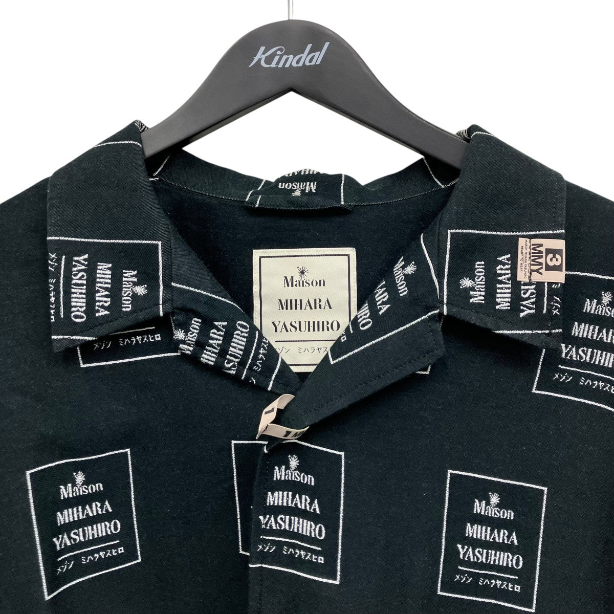 Maison MIHARA YASUHIRO 総柄シャツ 古着・中古-3枚目のアイテム画像