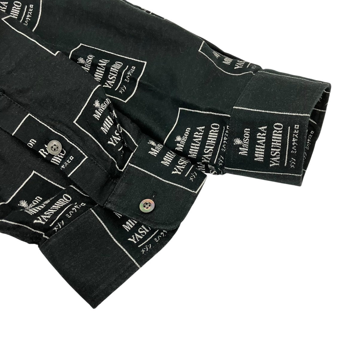 Maison MIHARA YASUHIRO 総柄シャツ 古着・中古-4枚目のアイテム画像