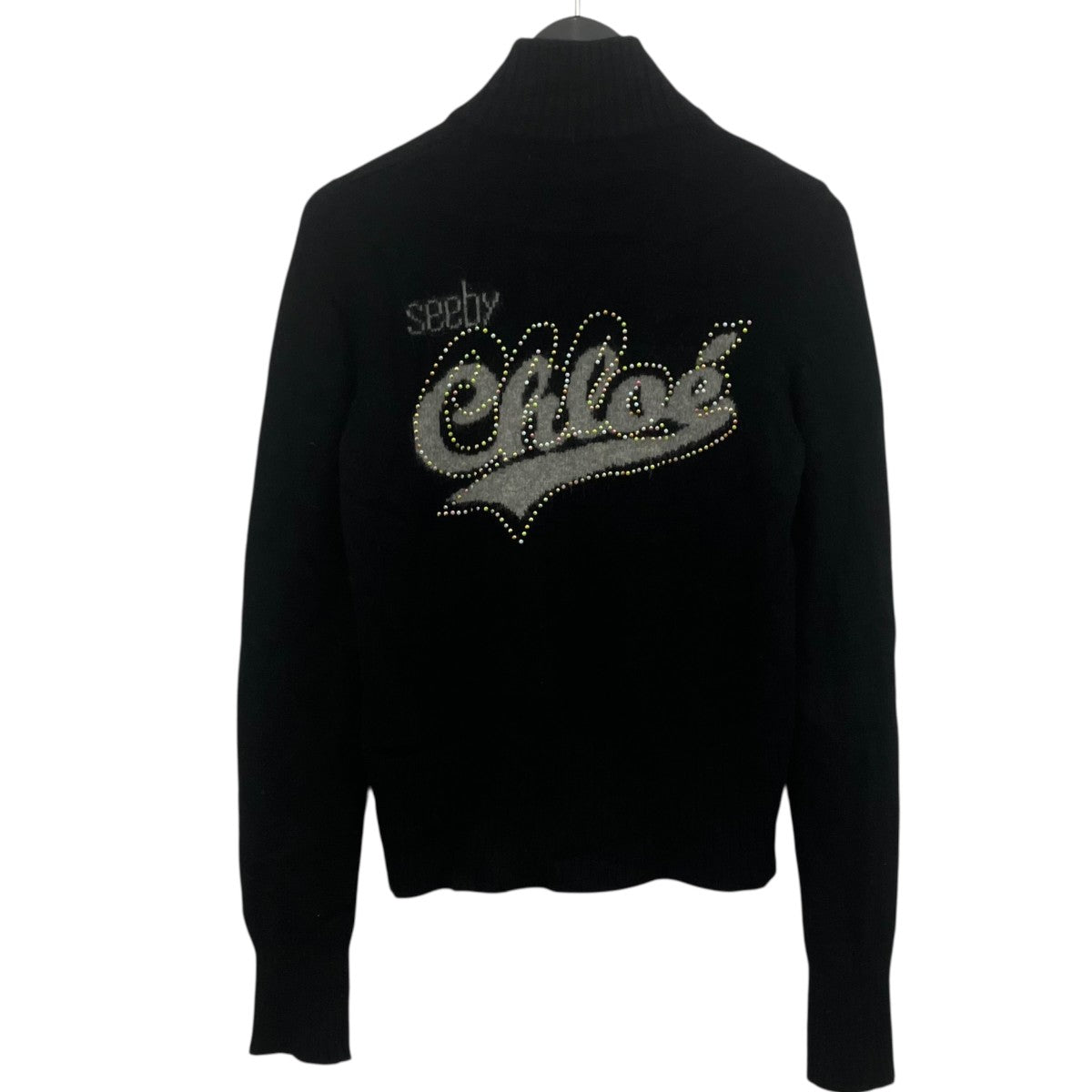 SEE BY CHLOE ジップアップニット 古着・中古-2枚目のアイテム画像