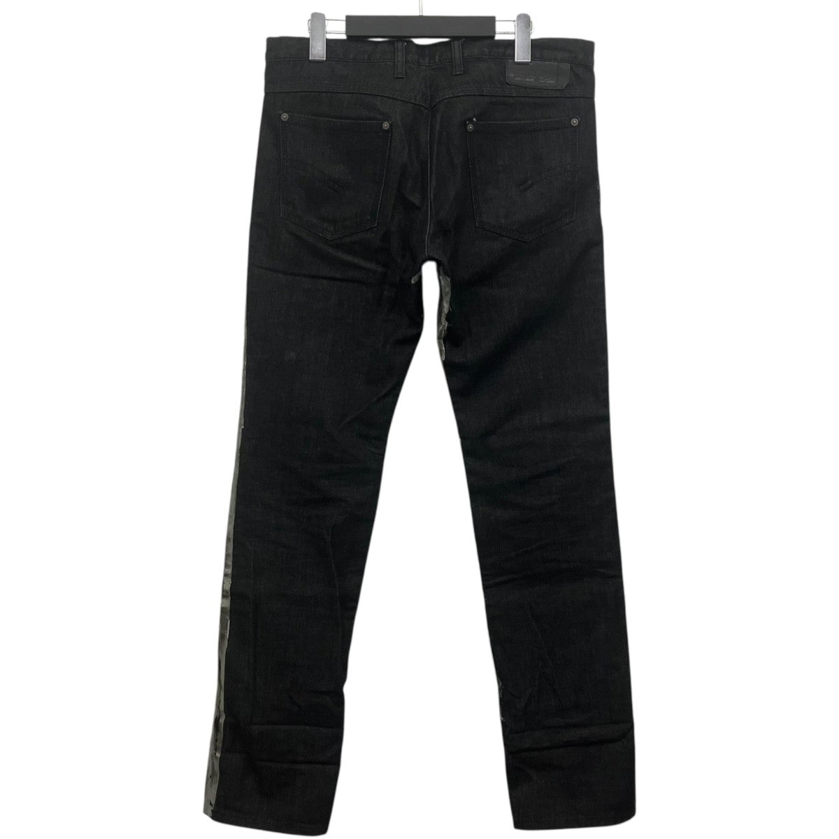 NEIL BARRETT Neil Barrett silver coating denim シルバーペイントコーティングデニム 古着・中古-2枚目のアイテム画像