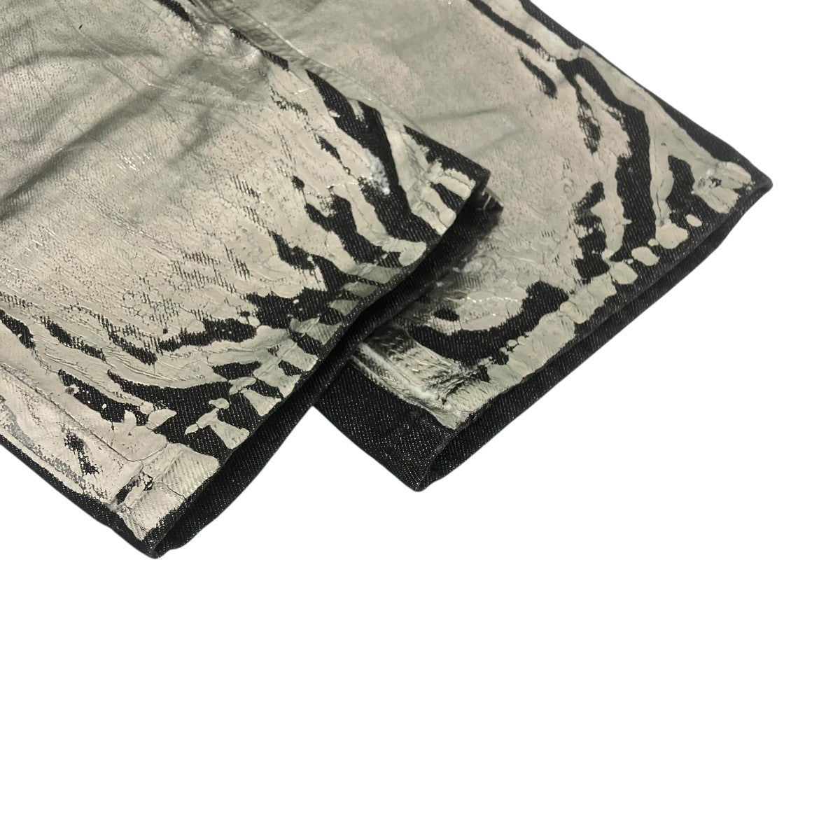 NEIL BARRETT Neil Barrett silver coating denim シルバーペイントコーティングデニム 古着・中古-3枚目のアイテム画像